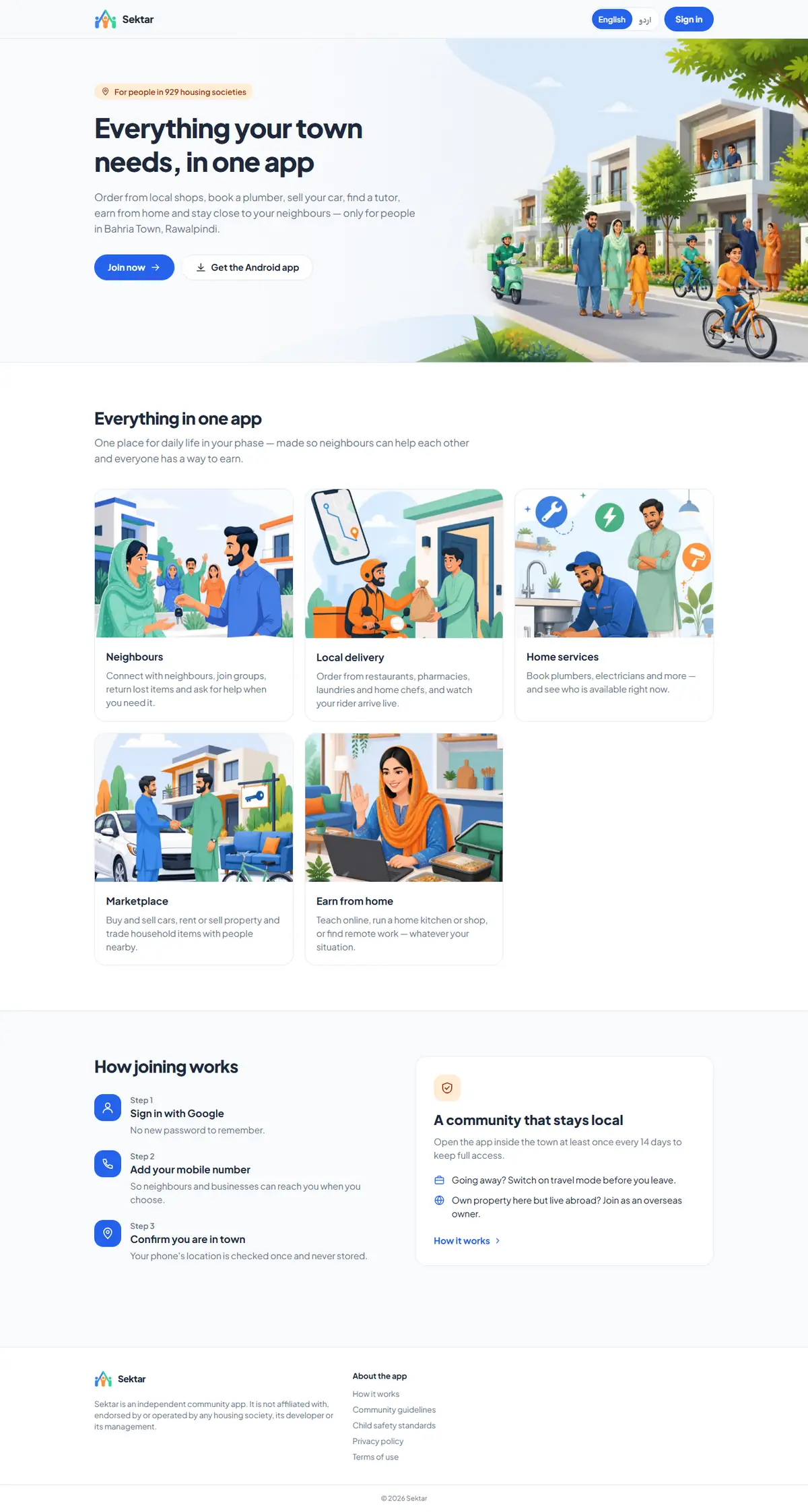 Sektar website